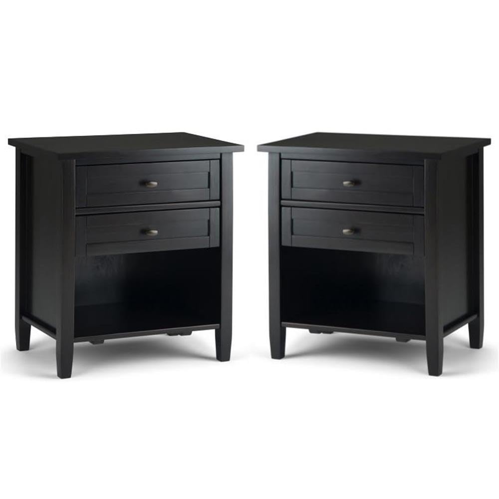2-Piece Wood Nightstand Set E9737