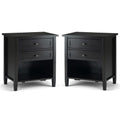 2-Piece Wood Nightstand Set E9737