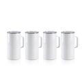 4 Pack 20 OZ Sublimation Tumblers with Printable Handle J362