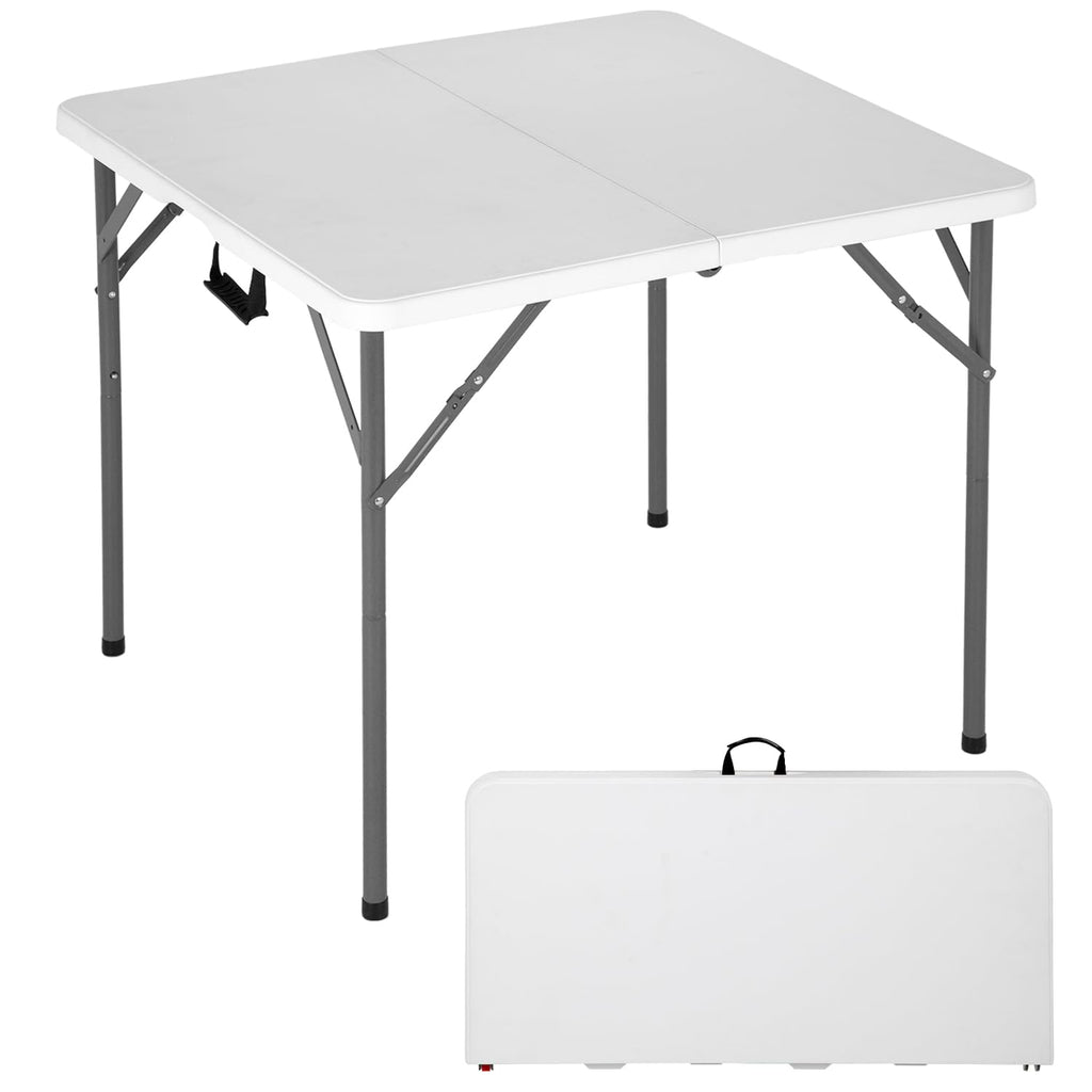 34" White Folding Plastic Table A5639