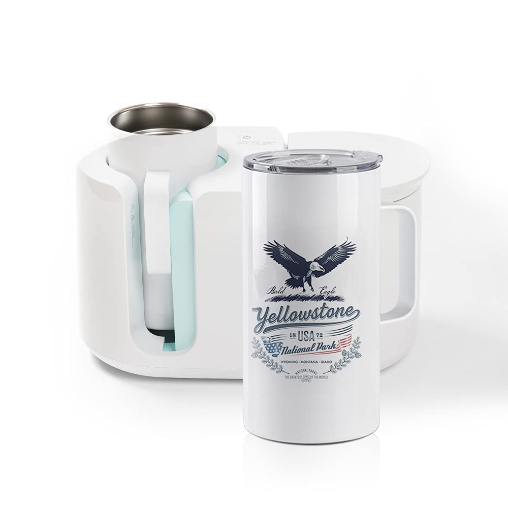 4 Pack 20 OZ Sublimation Tumblers with Printable Handle J362