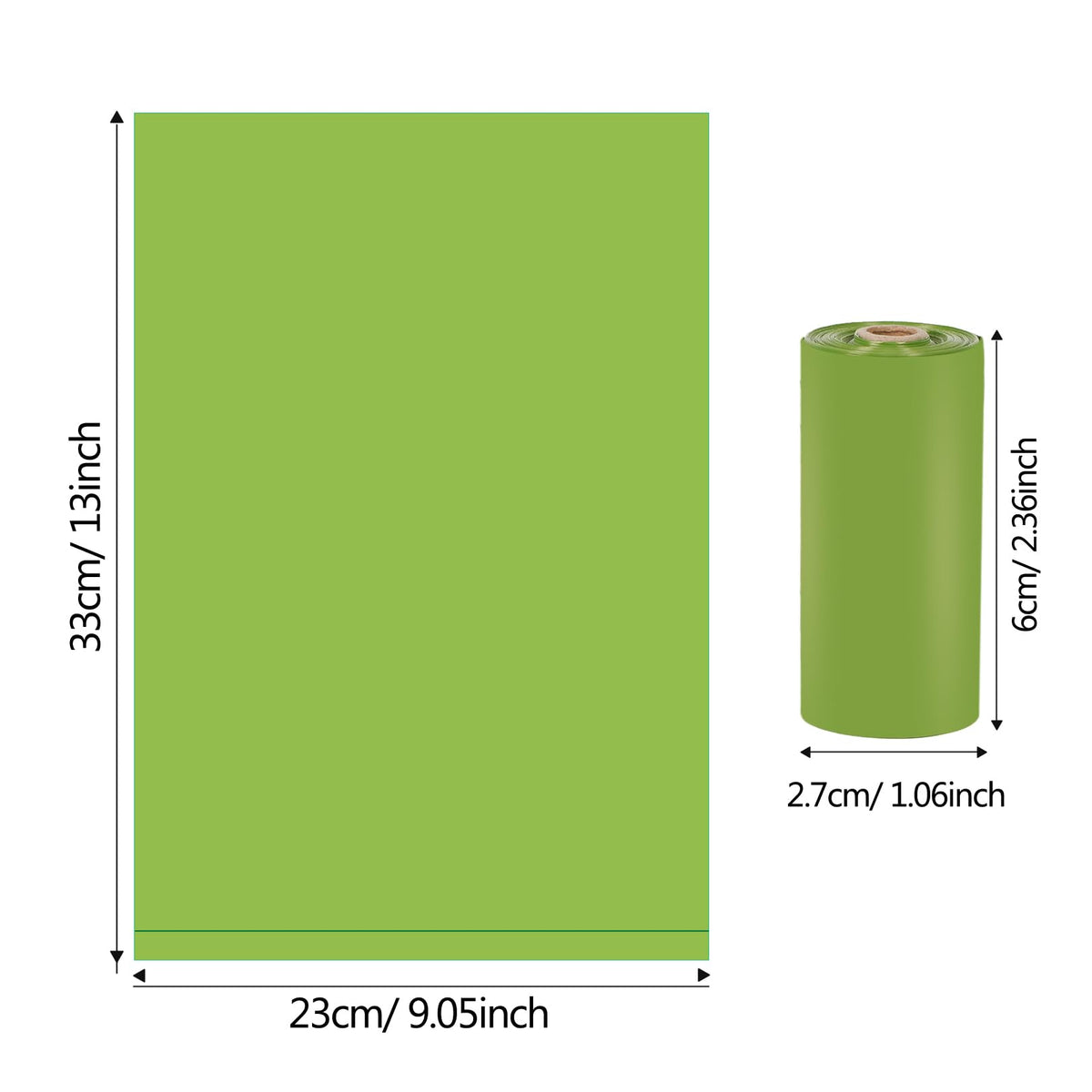 Extra Thick Leak Proof Unscented Dog Poop Bags 300 Count K8260