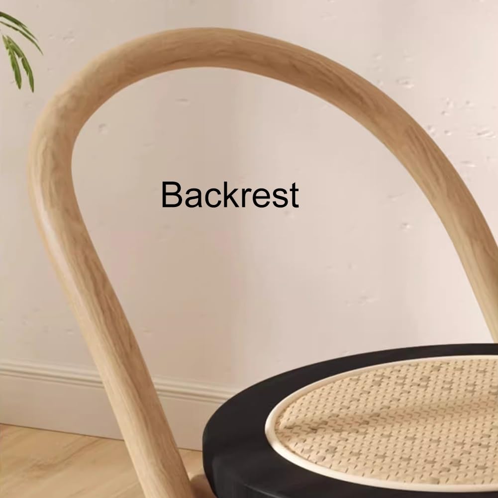 Folding Rattan Wood Bar Stool L408037