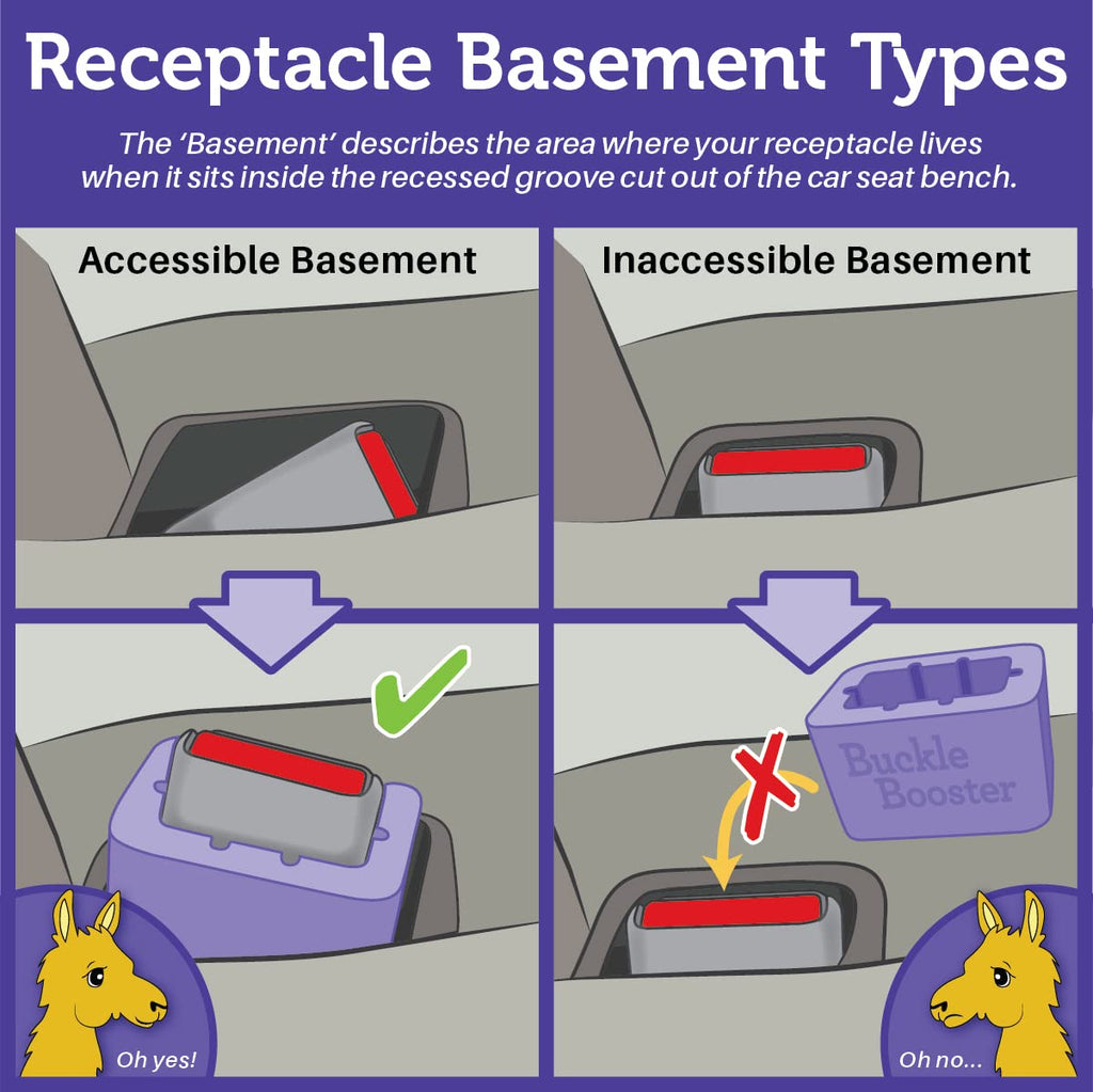Seat Belt Buckle Booster 2-Pack I3338