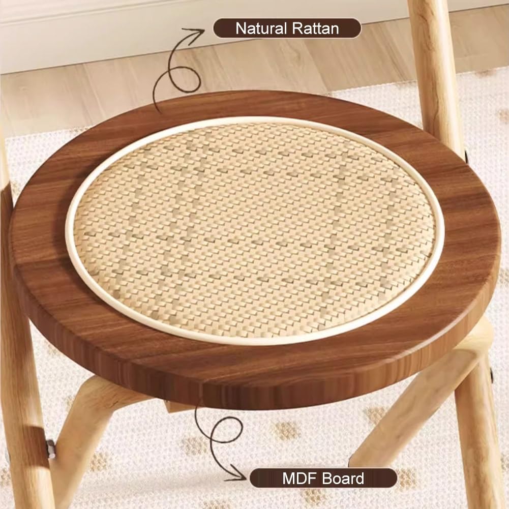 Folding Rattan Wood Bar Stool L408037