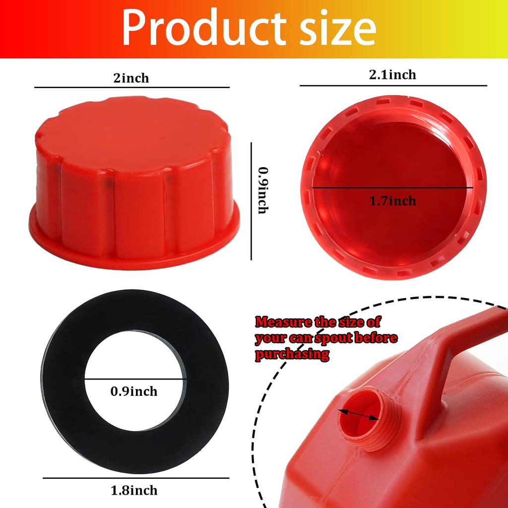 5 Gallon Gas Can Cap 4PCS D7712