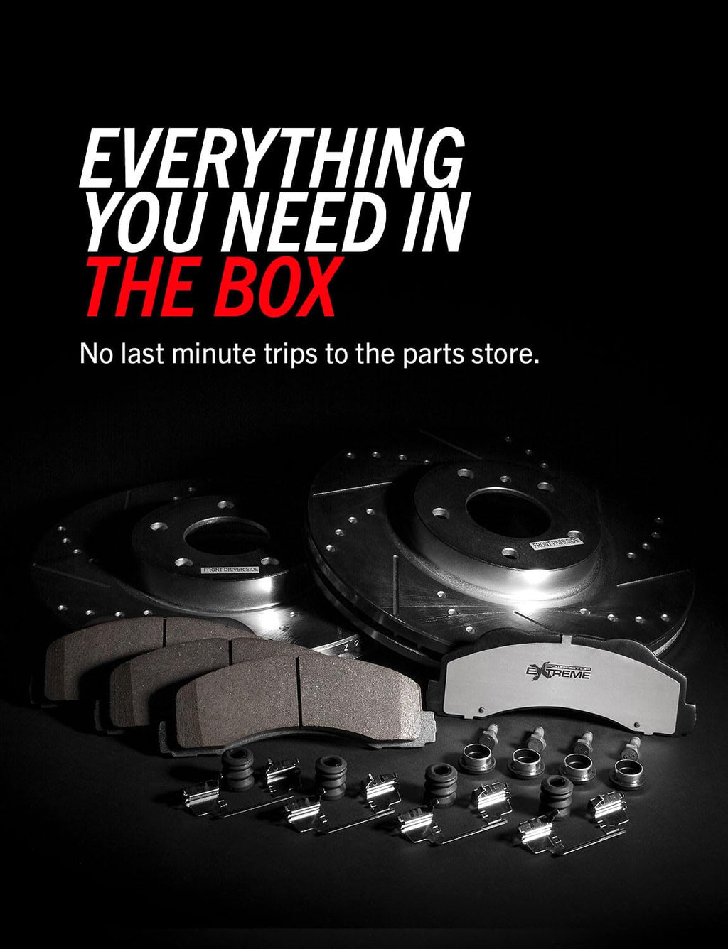 Front Brake Pad & Rotor Kit B67675