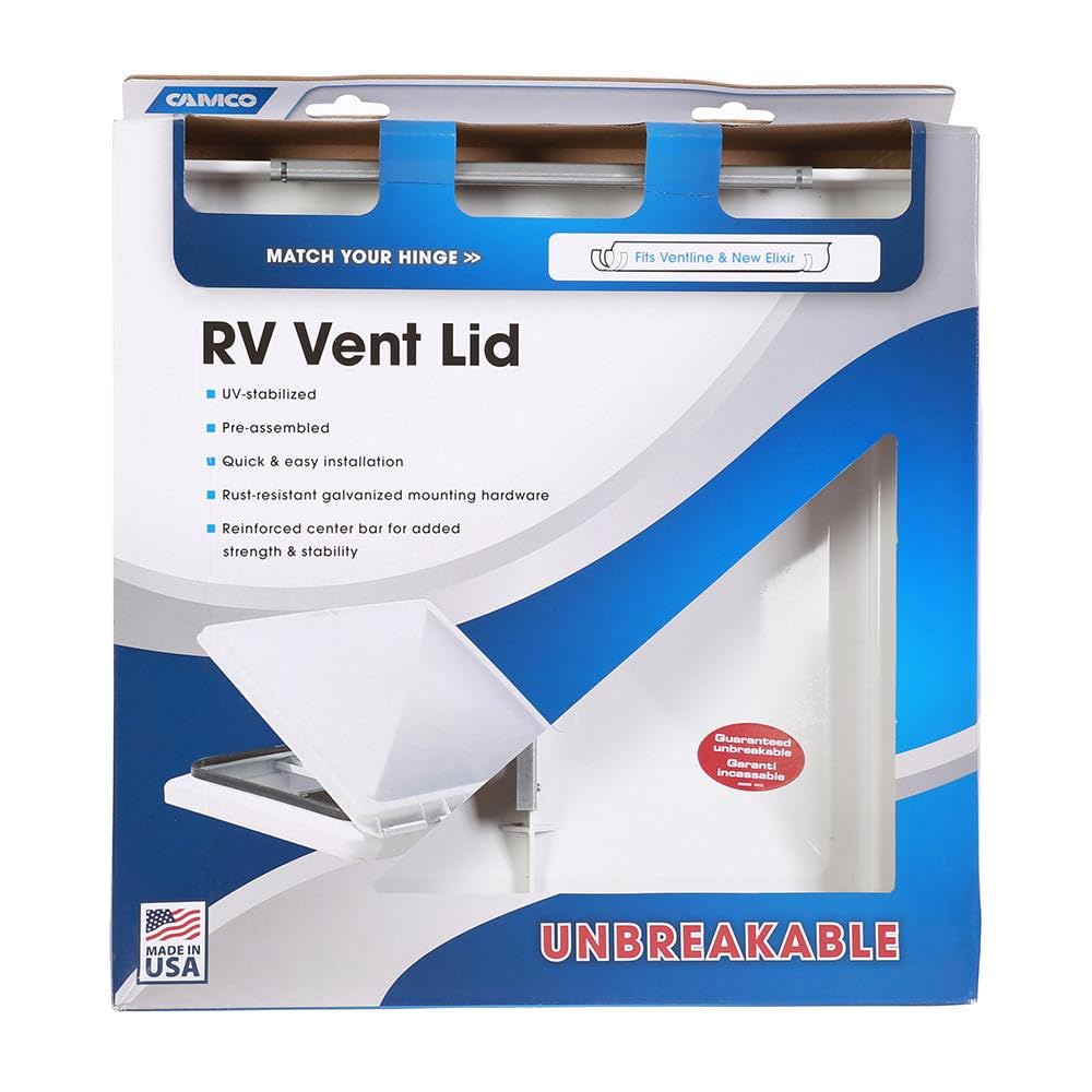 RV Vent Lid Impact-Resilient Polycarbonate A2756
