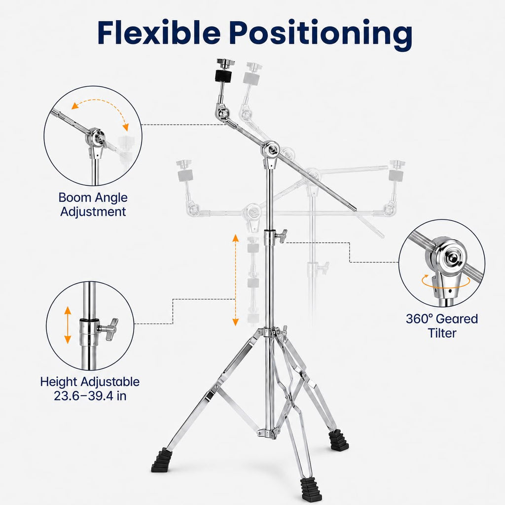Adjustable Boom Cymbal Stand C418