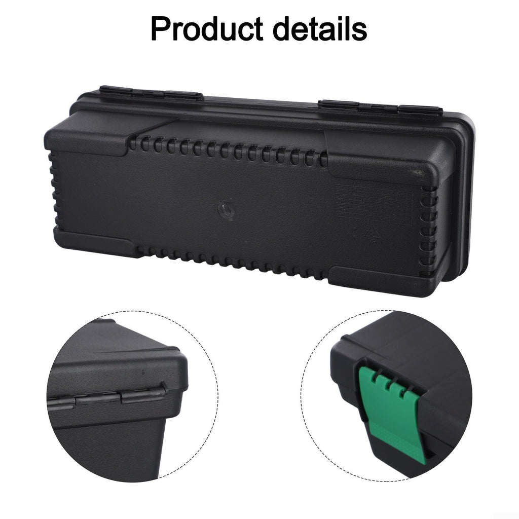 10 Inch Black PP Storage Case with Secure Lock Buckle U933