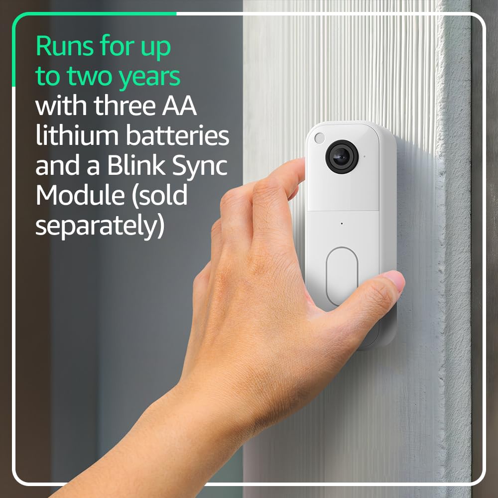 White Video Doorbell Q611