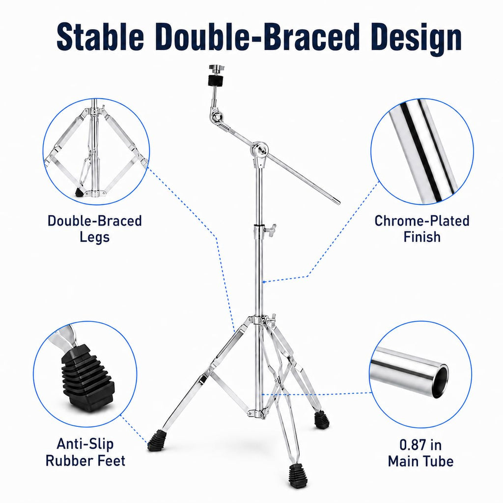 Adjustable Boom Cymbal Stand C418