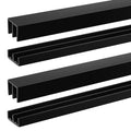 2 Sets Plastic Sliding Door Track Set A2761