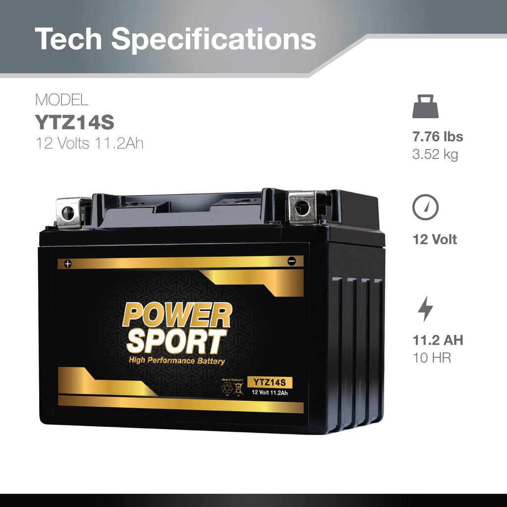 12V 11.2Ah SLA AGM Motorcycle Battery H30023