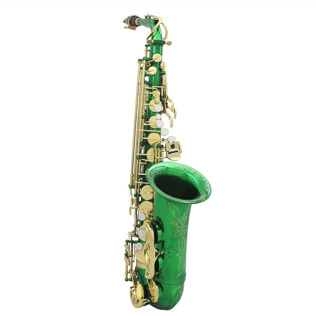 Green E-Flat Alto Saxophone I303801