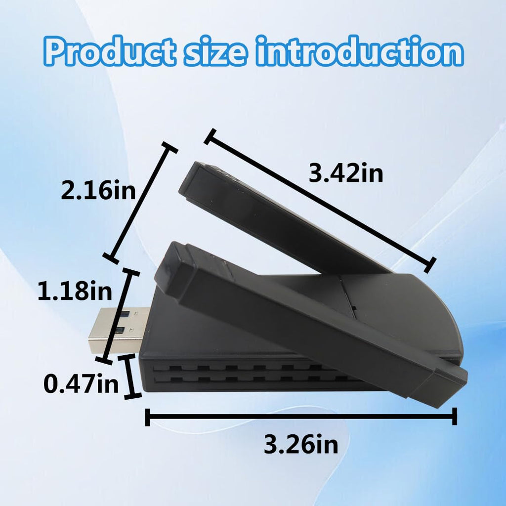 AC1300Mbps USB 3.0 Dual Band Wireless WiFi Adapter M234301