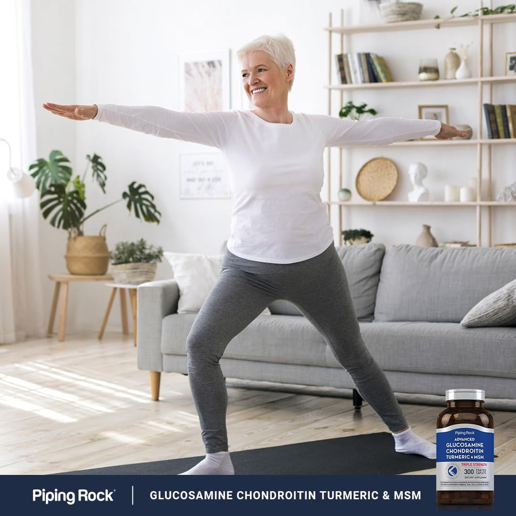Glucosamine Chondroitin MSM Turmeric 300 Caplets T36120