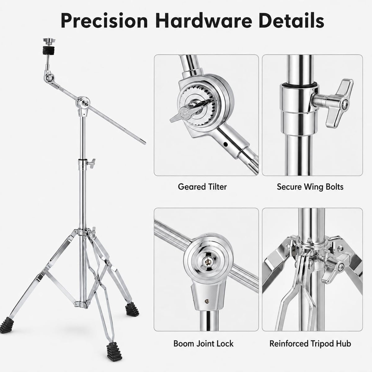 Adjustable Boom Cymbal Stand C418