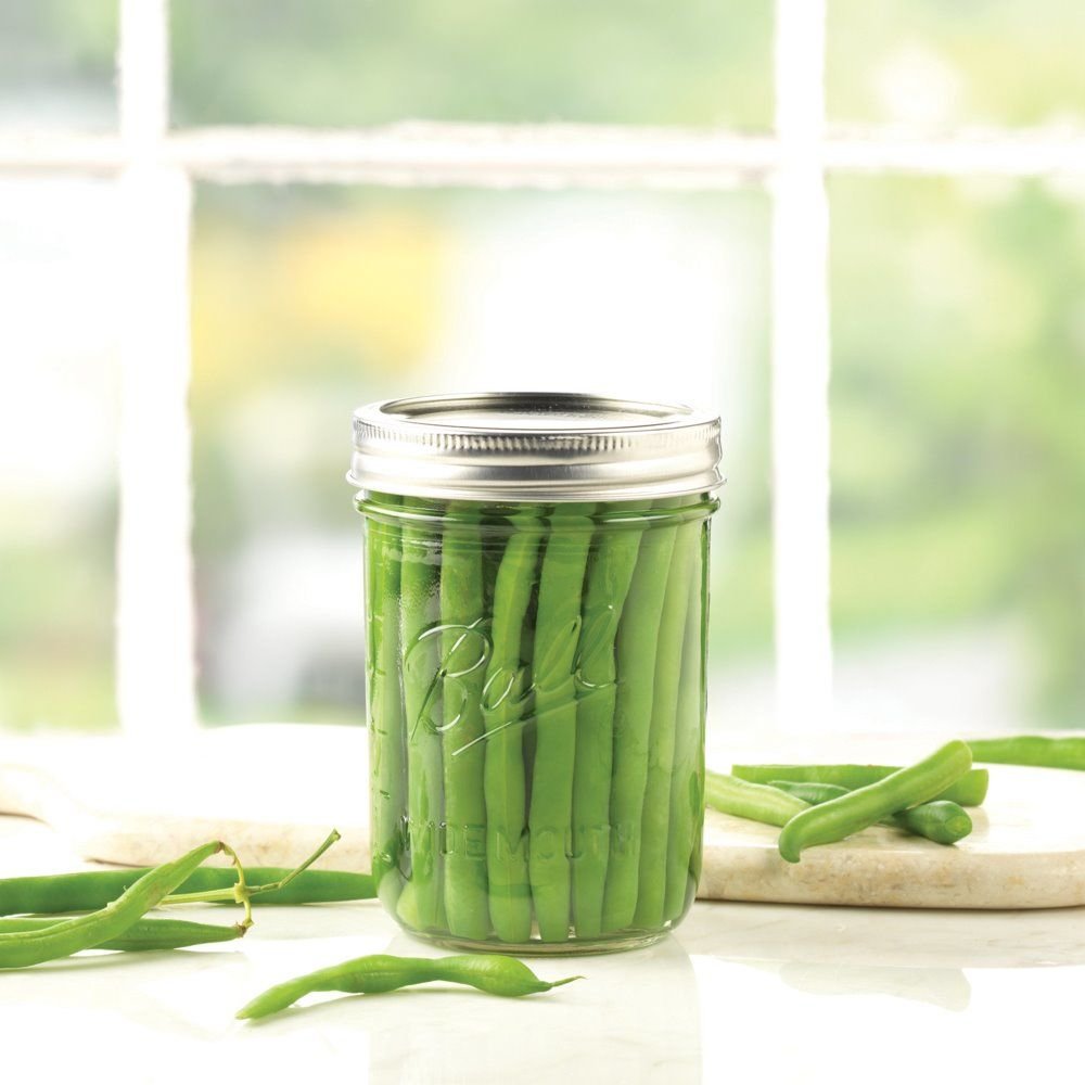 16-Ounce Glass Mason Jar with Lids and Bands, 12-Count T372666