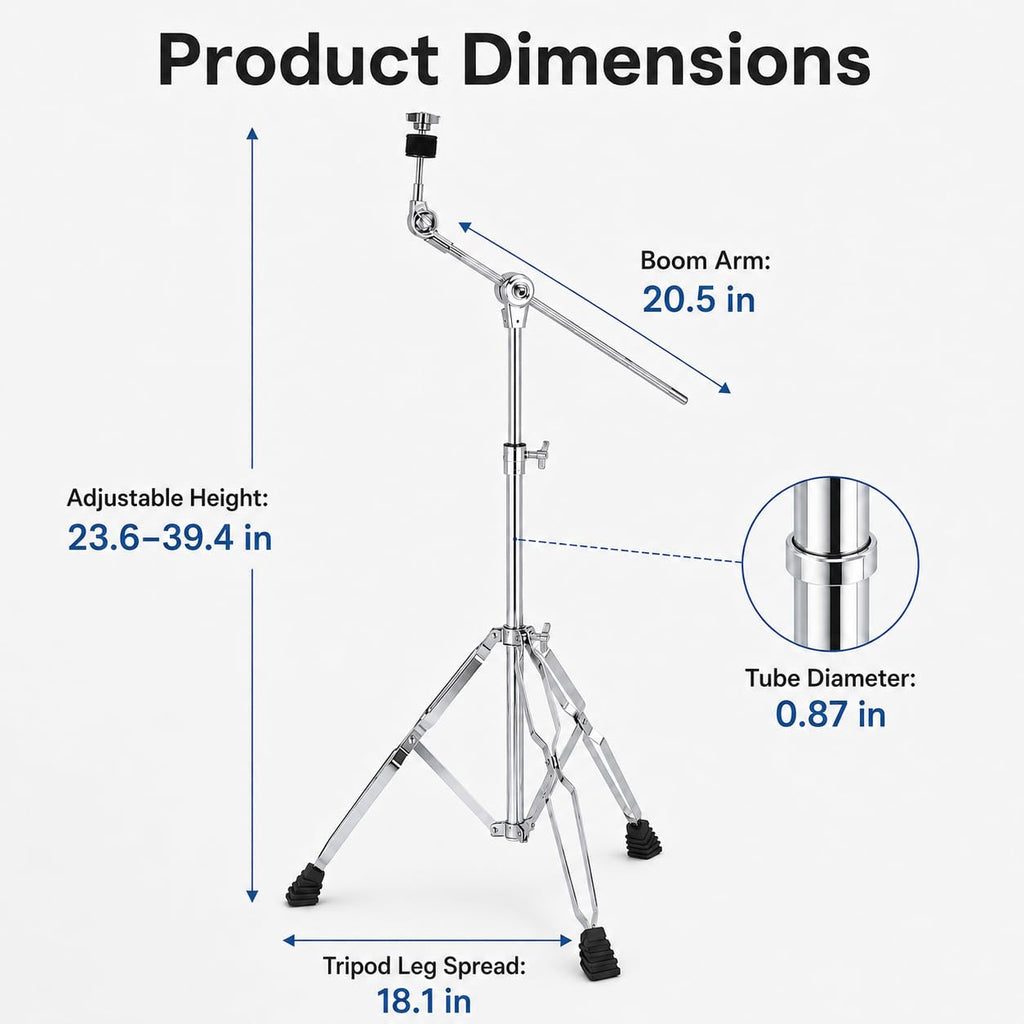 Adjustable Boom Cymbal Stand C418