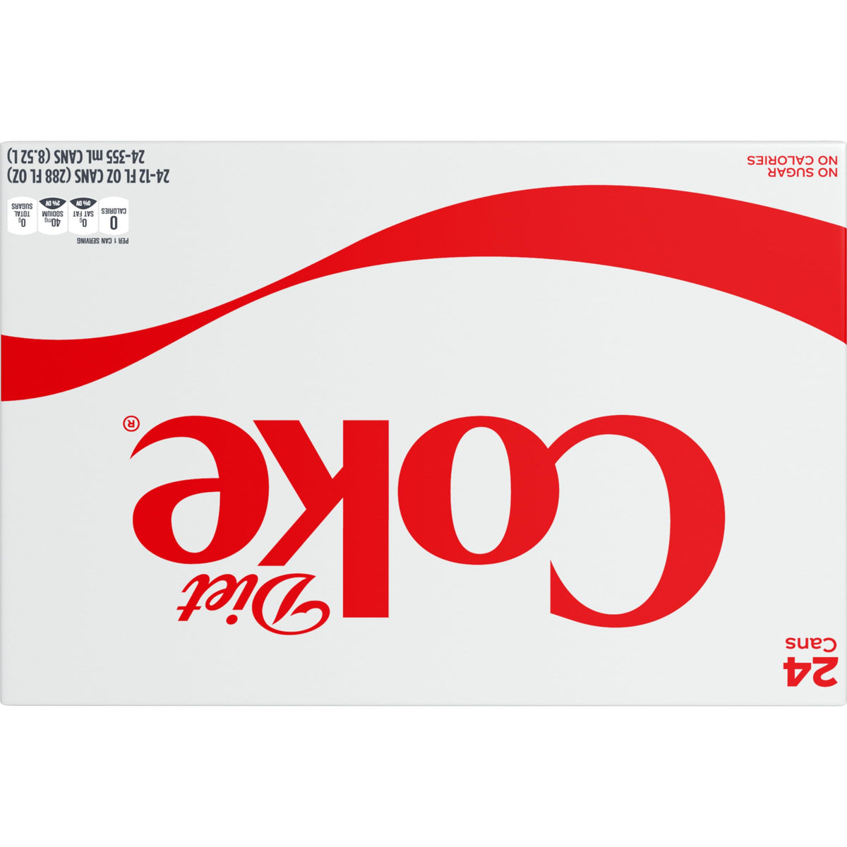 Diet Coke Soda Soft Drink Cans, 12 fl oz, 24 Pack O410