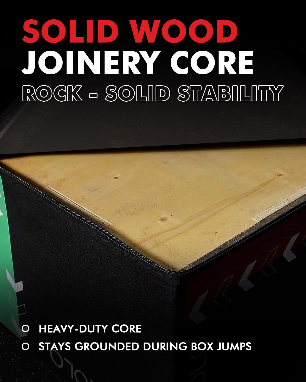 3-in-1 Foam Plyometric Box with Wood Core R76436