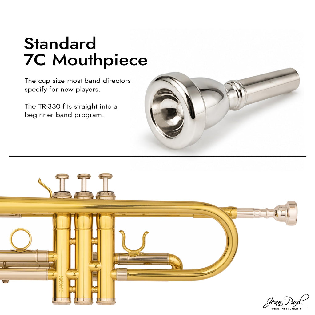 Bb Trumpet with Yellow Brass Bell and Stainless Steel Valves L484878