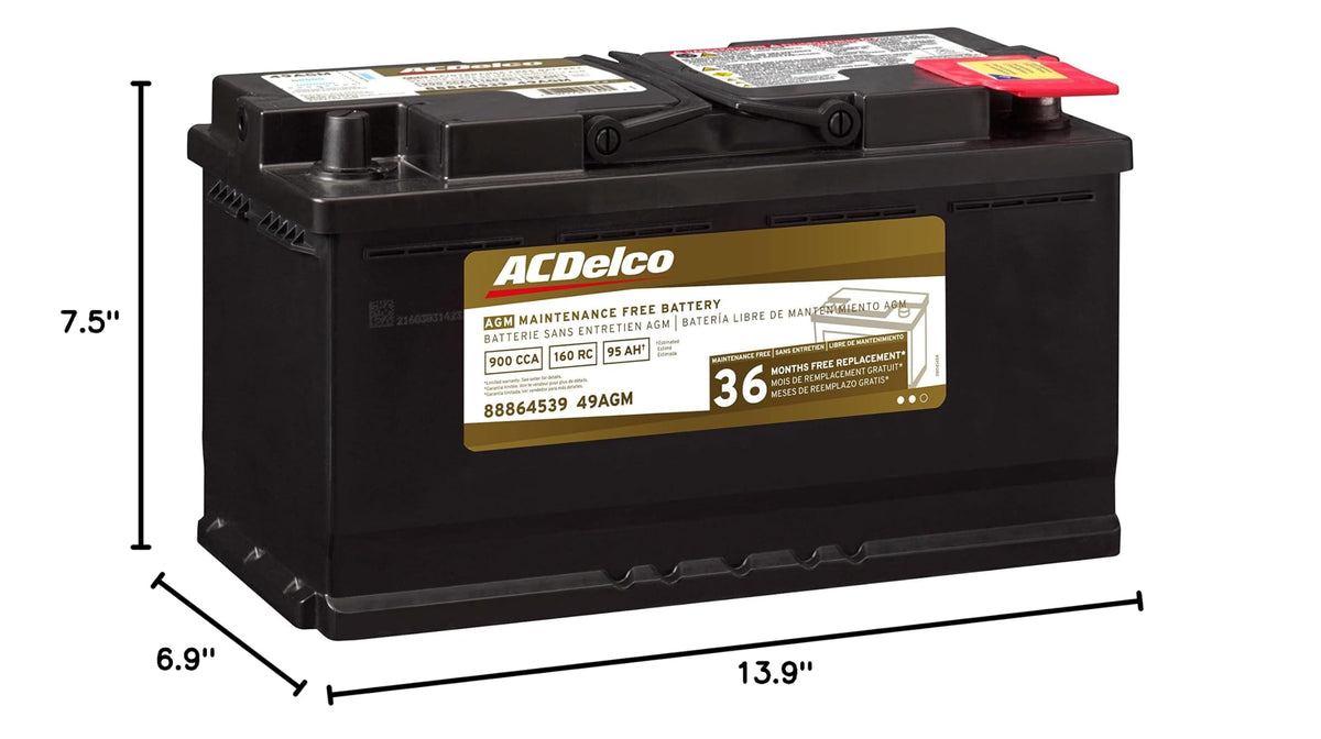 AGM BCI Group 49 Battery Q684