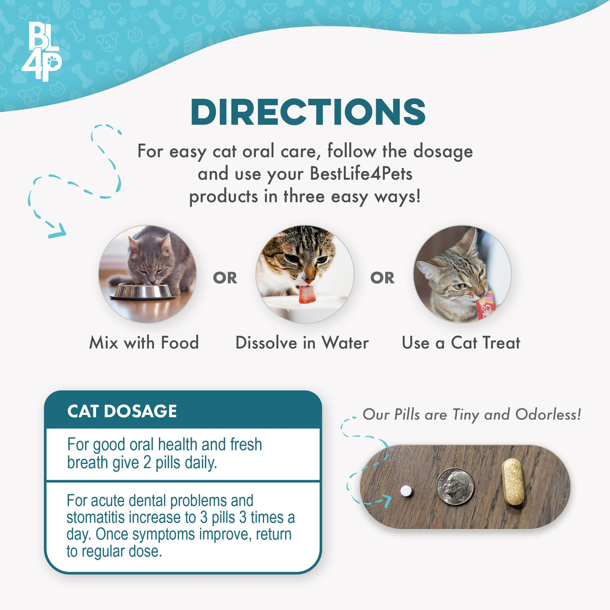 Cat Dental Care Supplement 400 Pills S1222
