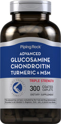 Glucosamine Chondroitin MSM Turmeric 300 Caplets T36120