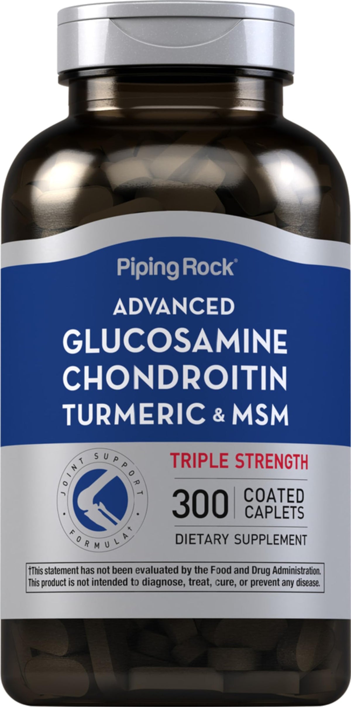 Glucosamine Chondroitin MSM Turmeric 300 Caplets T36120