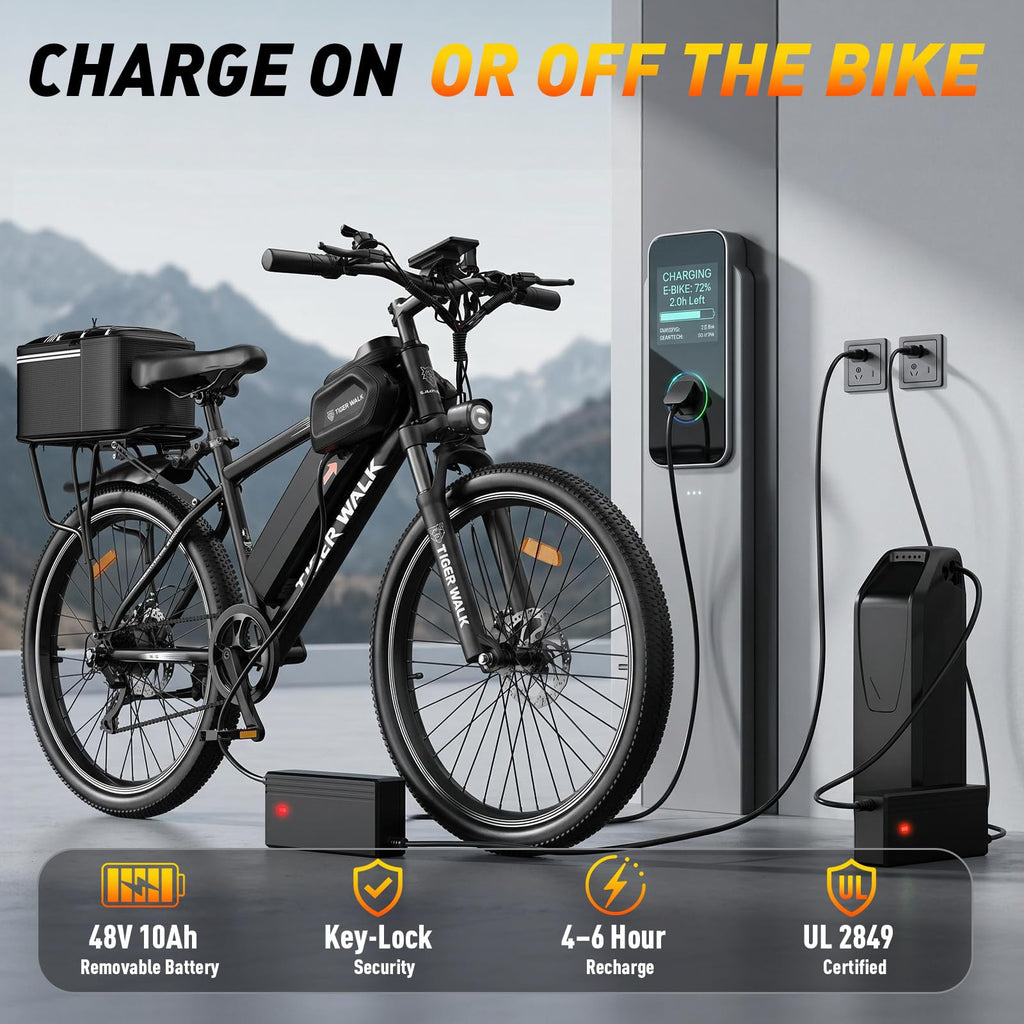 26" Electric Mountain Bike 48V 10Ah 7-Speed I65963