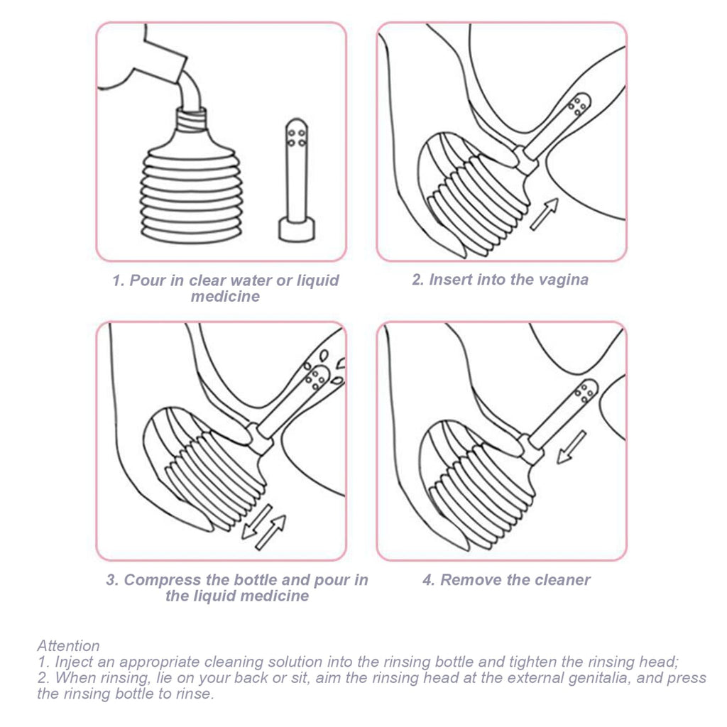16Pcs 50ml/180ml Disposable Douche Bottles Y2250