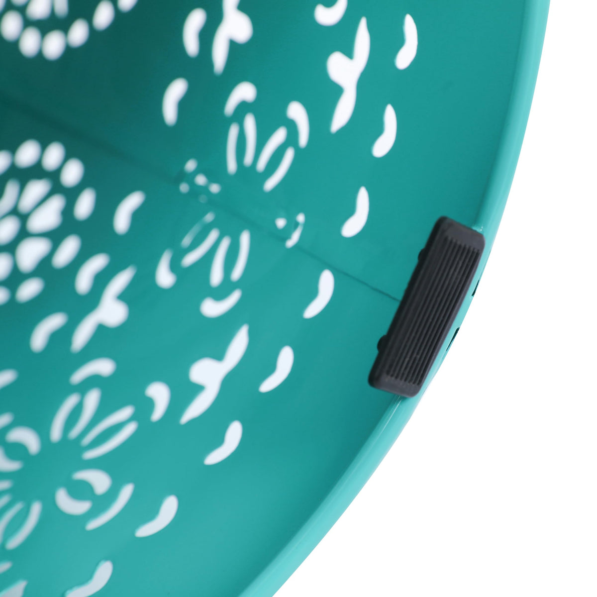 Teal Metal Patio Side Table O2242
