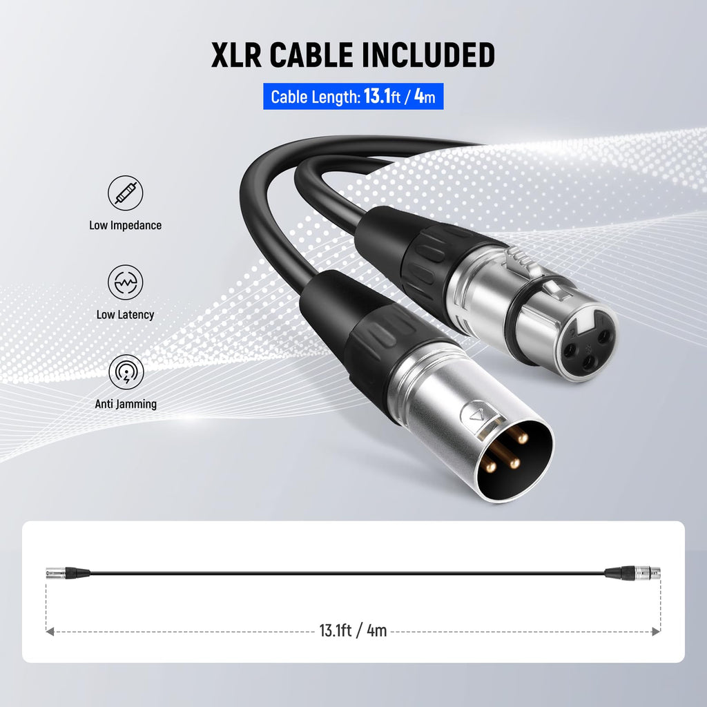 Cardioid Dynamic Microphone with XLR Cable G477269