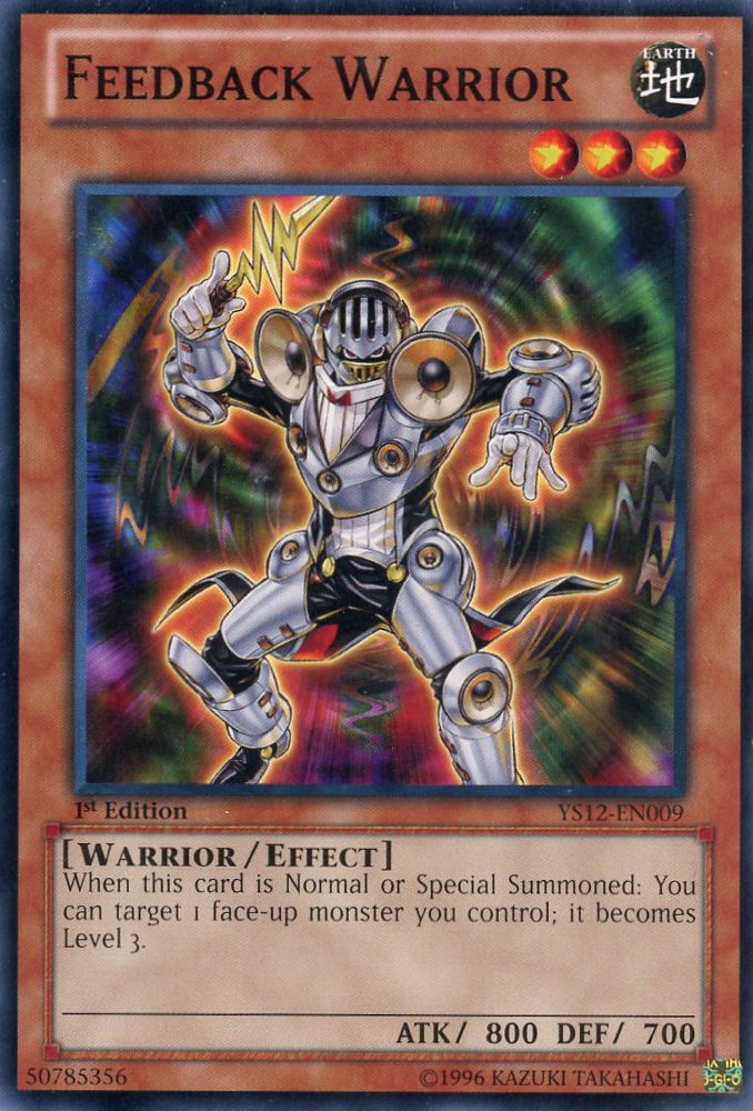 Yu-Gi-Oh! Feedback Warrior 1st Edition Common C612