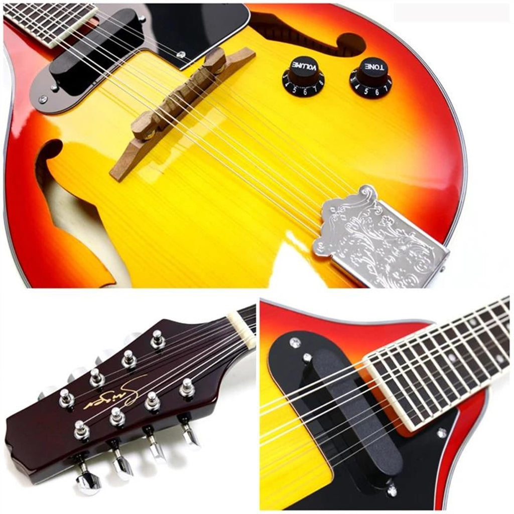 Electric Mandolin 8 Strings Spruce Sunburst Q451