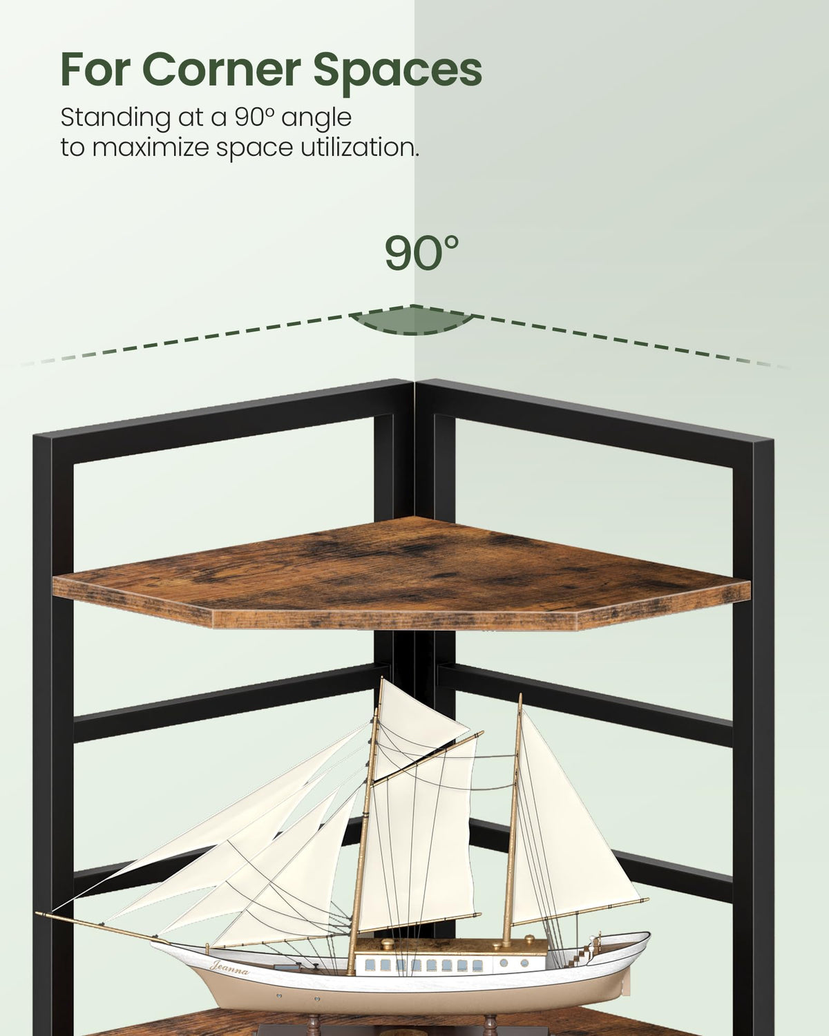 69.3" 5-Tier Corner Bookshelf Y506413