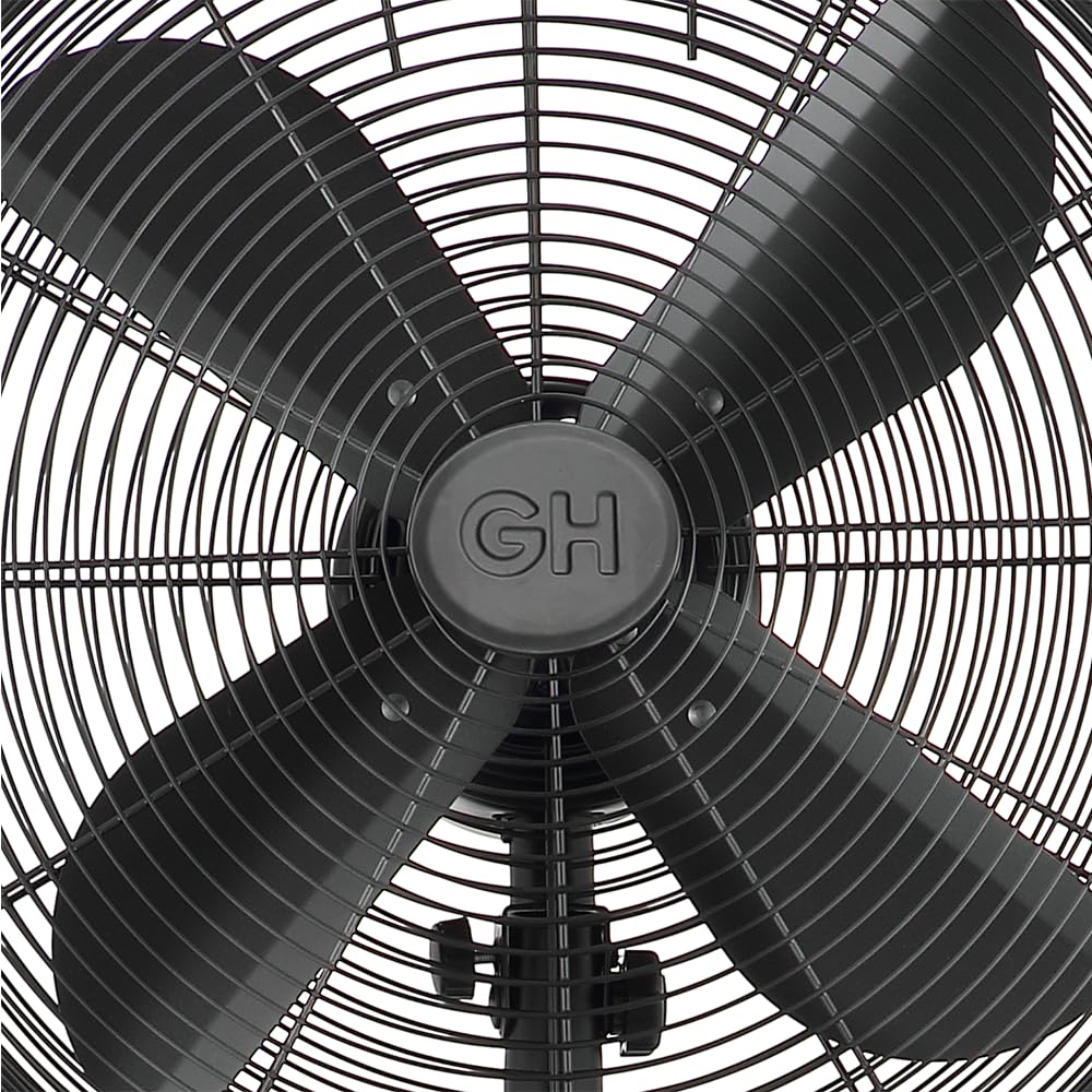 Matte Black 16" Pedestal Fan, 3 Speeds P9091