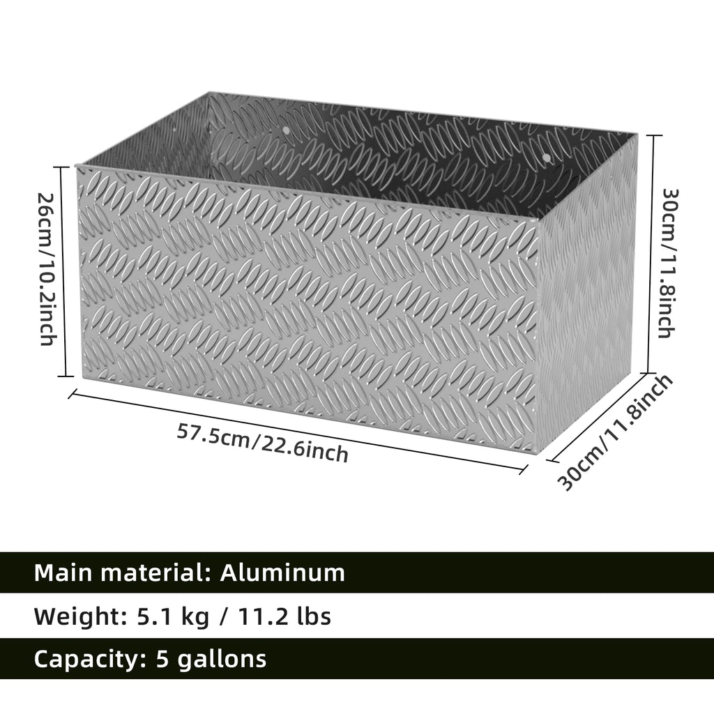 Aluminum Dual Gas Can Holder for 2 Five Gallon Jugs Z495264