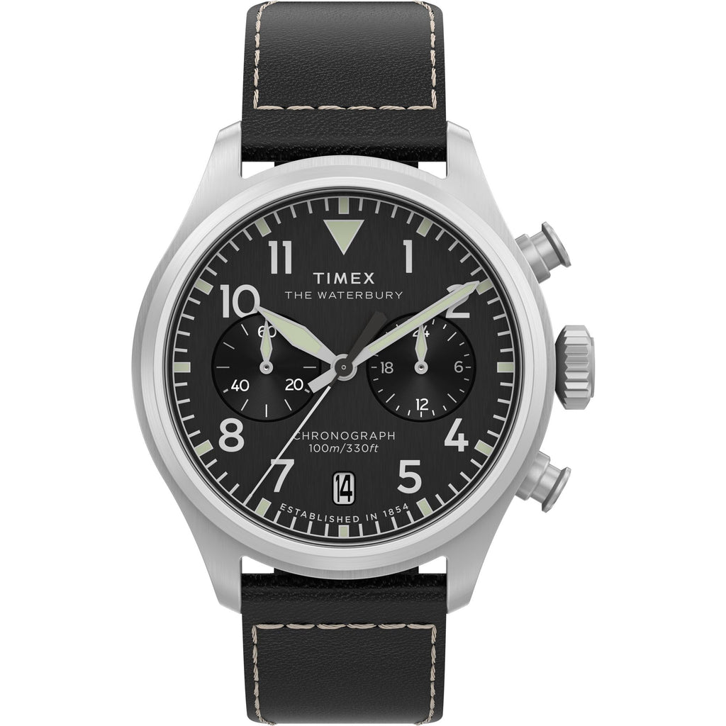 41mm Chronograph Stainless Steel Watch A254200