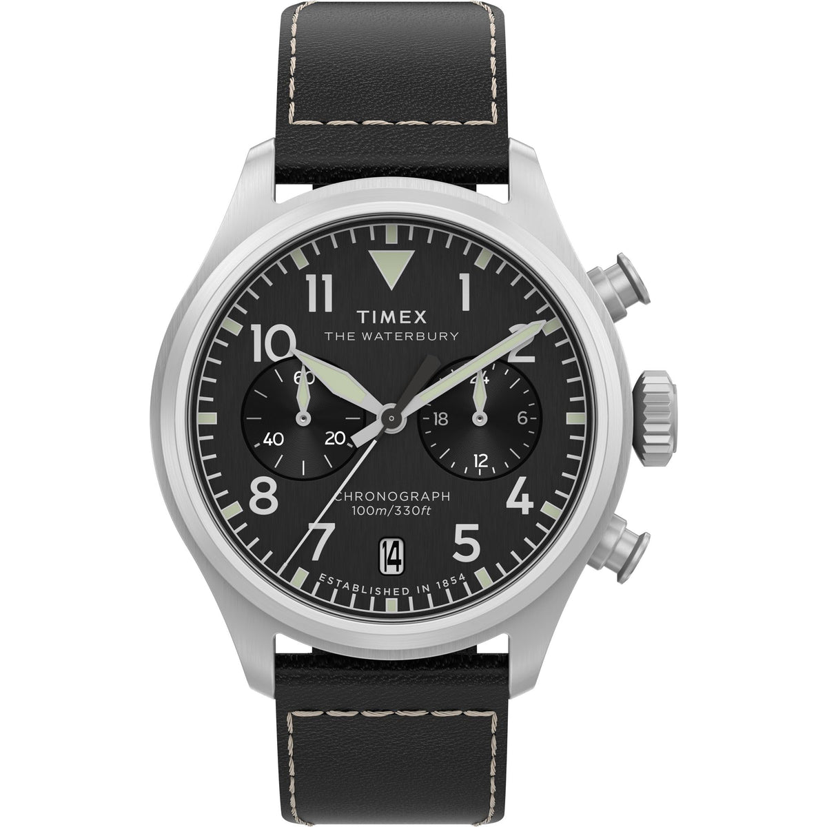41mm Chronograph Stainless Steel Watch A254200