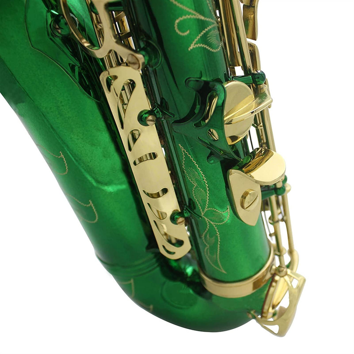 Green E-Flat Alto Saxophone I303801