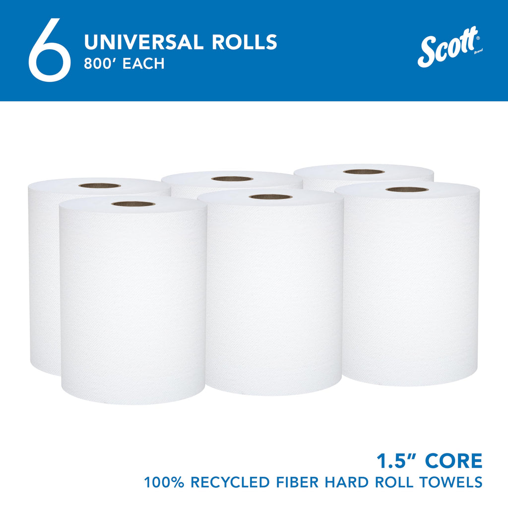 Hard Roll Paper Towels 6 Rolls F87528