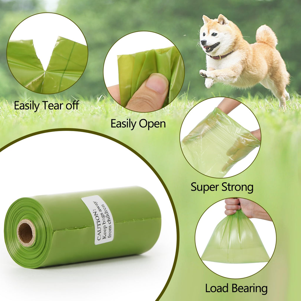 Extra Thick Leak Proof Unscented Dog Poop Bags 300 Count K8260