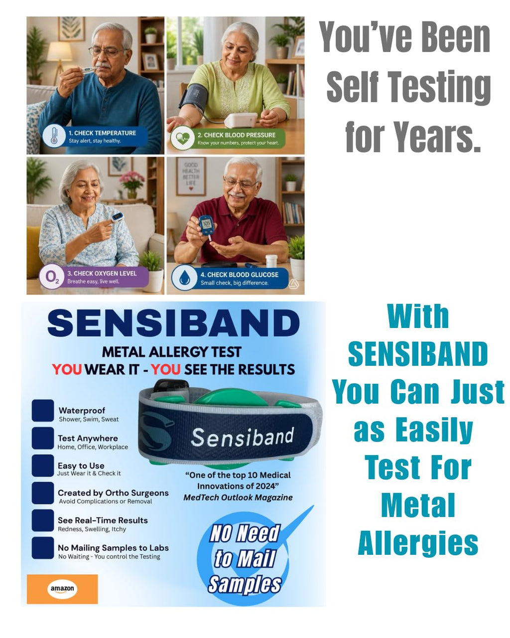 Metal Allergy Test Band A938