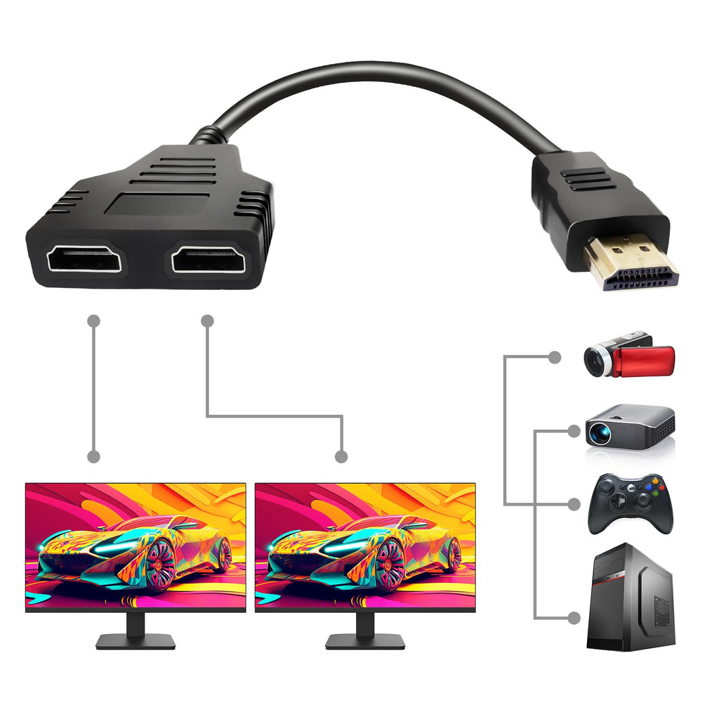 HDMI Splitter 1 in 2 Out K8487