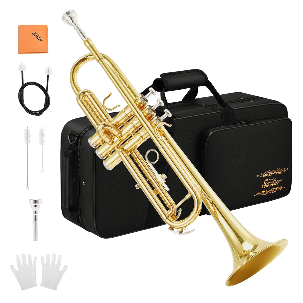 Bb Standard Trumpet Set with Hard Case and 7C Mouthpiece R766