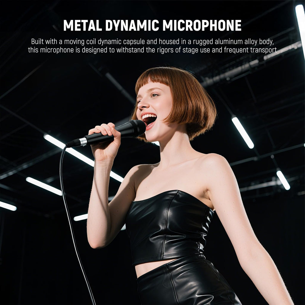 Cardioid Dynamic Microphone with XLR Cable G477269