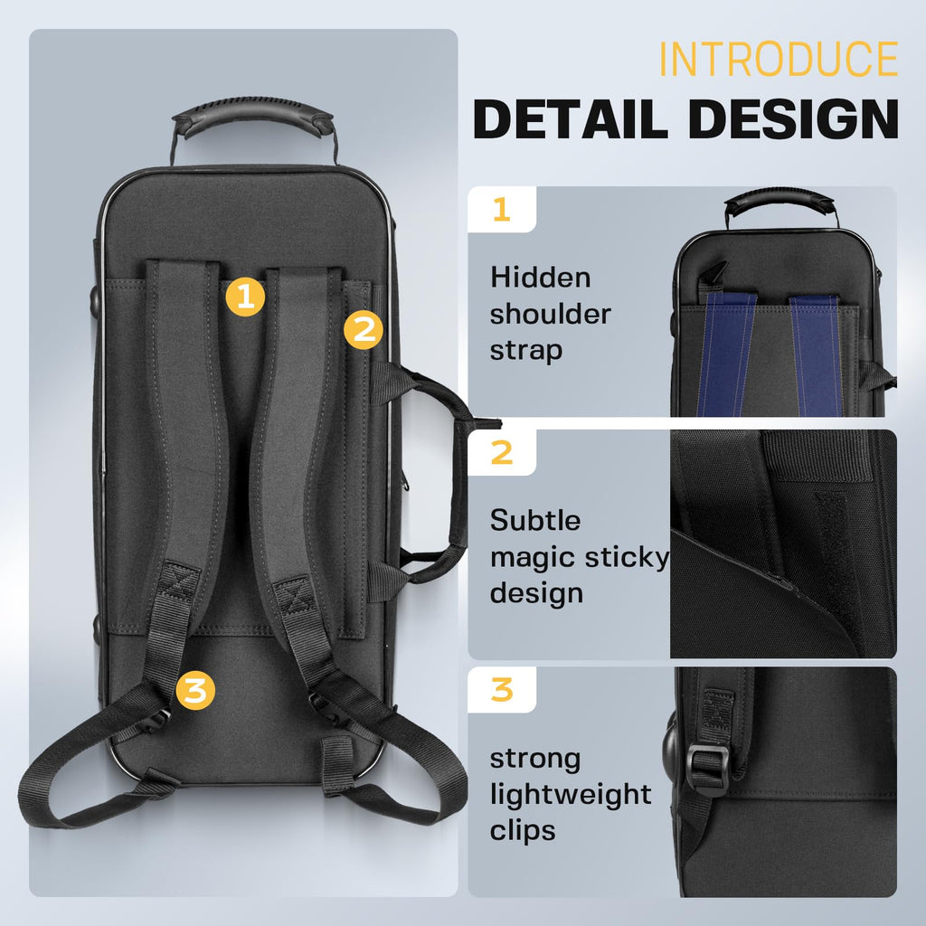 Trumpet Case with Backpack Straps J58027
